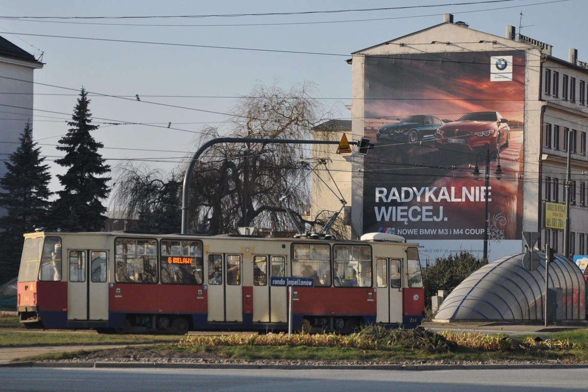 tramwaj rondo Jagiellonów Bydgoszcz
