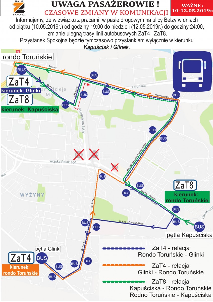 objazd SpokojnaBełzy ZaT4 i ZaT8-1