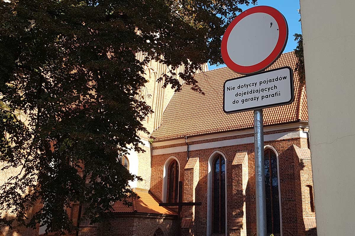 zakaz ruchu Katedra Bydgoszcz