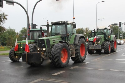 Protest rolników w Bydgoszczy