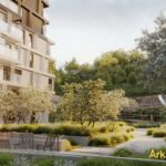Arkada Invest – ASPIRE – zielony dziedziniec – bez altany