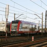Prace torowe na odcinku Bydgoszcz Główna - Serock. Przez ponad miesiąc autobusy zastąpią kolej 22-02-2022_pociąg_Arriva_Bydgoszcz – SF-1