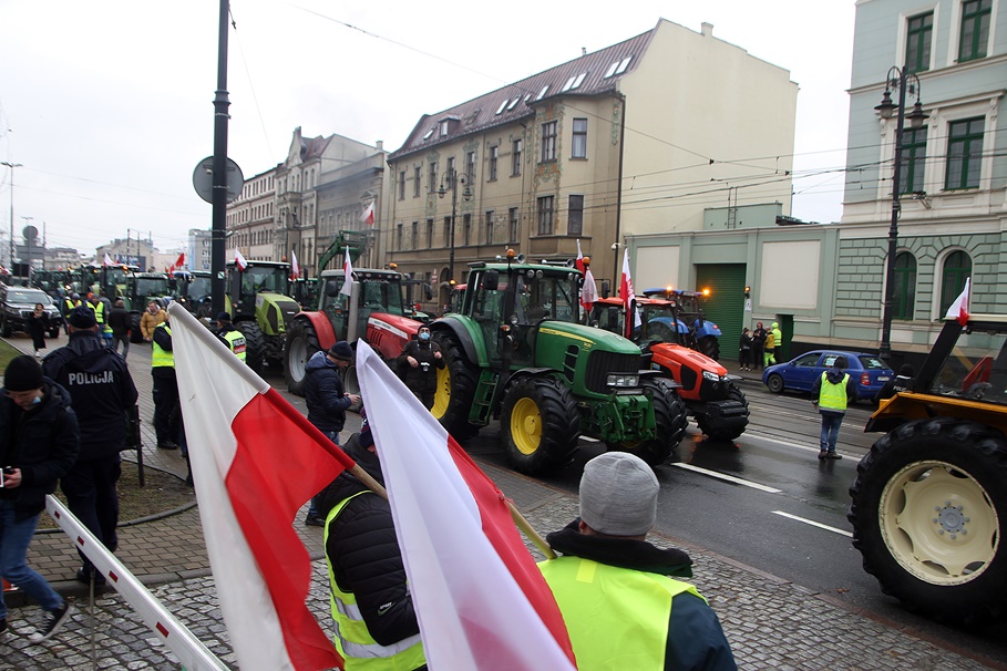 Protest Rolników Bydgoszcz