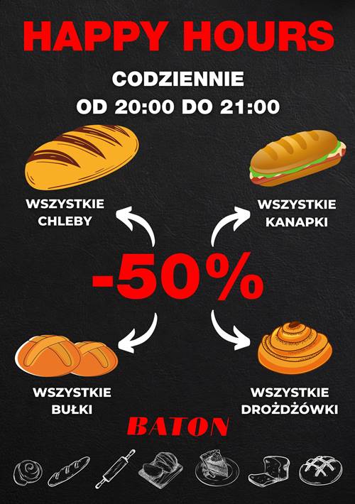 Pieczywo za połowę ceny. BATON wprowadza promocję przeciw marnowaniu żywności