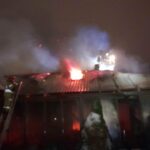 Pożar pod Bydgoszczą. Palił się dom jednorodzinny [ZDJĘCIA]