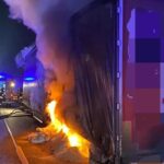 Pożar ciężarówki na DK10. Trasa Bydgoszcz - Toruń była zablokowana