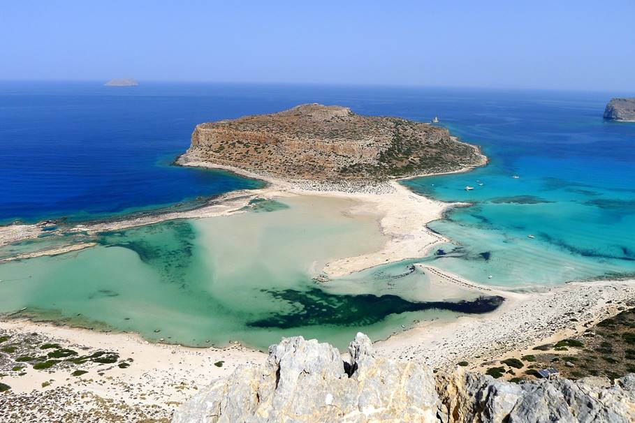 Laguna Balos, Kreta, Grecja.