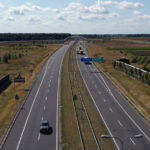 Autostrada A1 pod okiem policyjnego drona. Sprawdzano zachowania kierowców ciężarówek