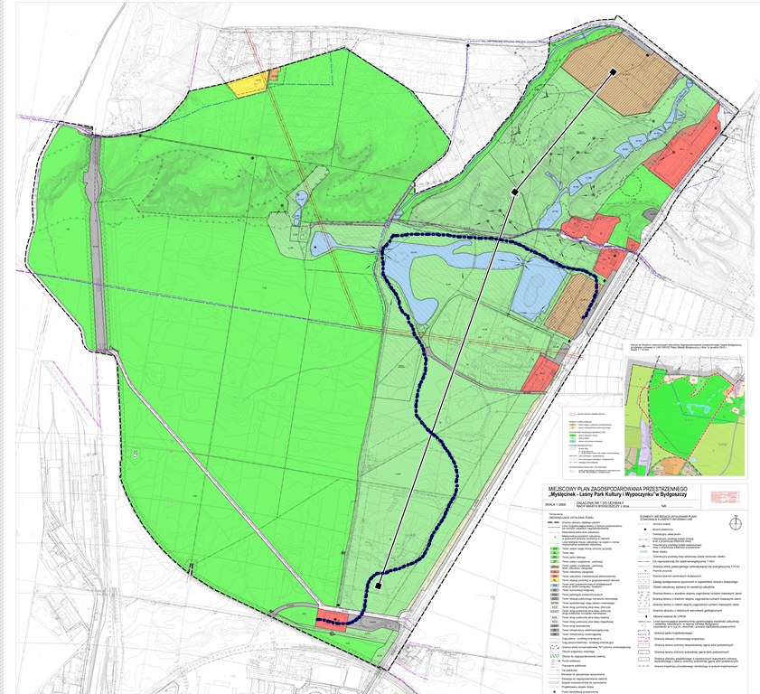 Nowa trasa kolejki, tendrownia i... kolej linowa. Znamy projekt planu dla Myślęcinka