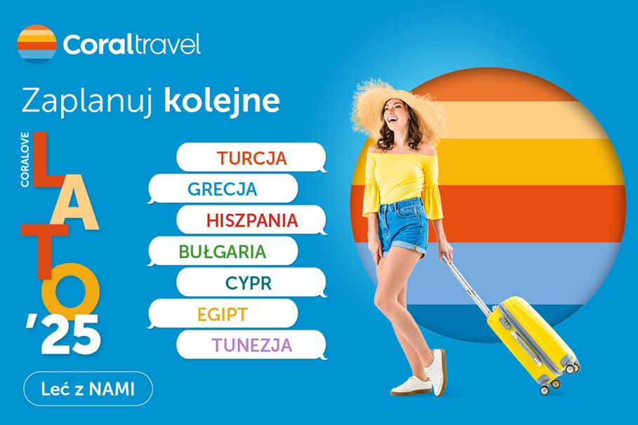 Nowe biuro Coral Travel w Bydgoszczy oferuje atrakcyjne wycieczki na wakacje 2025