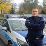 Pijany kierowca mercedesa wjechał do rowu. Zatrzymał go policjant w czasie wolnym od służby