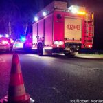 Kolejna tragedia na drogach regionu. Motocyklista zginął w wypadku policja_straż pożarna_pogotowie ratunkowe_ambulans_ZRM_wypadek_kujawsko-pomorskie_na sygnale_RKoniec-1