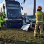 Zderzenie z tramwajem w Fordonie. Bardzo duże utrudnienia w ruchu