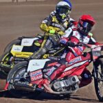 25-05-2025_żużel_Metalkas 2 Ekstraliga_Abramczyk Polonia Bydgoszcz – Hunters PSŻ Poznań_Szymon Woźniak, Bartosz Smektała – SF