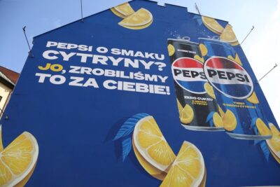 Nowy mural reklamowy w Bydgoszczy