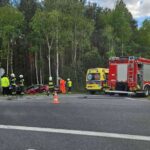 Zderzenie dwóch samochodów osobowych na DK10. Mogą występować utrudnienia