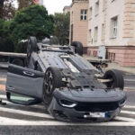 29-08-2025_wypadek rondo Jagiellonów Bydgoszcz_Pomoc Drogowa Krystian Andruszczenko-1
