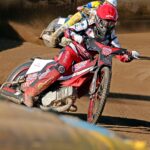 6-08-2025_żużel_Drużynowe Mistrzostwa Polski Juniorów Bydgoszcz_Maksymilian Pawełczak – SF-1