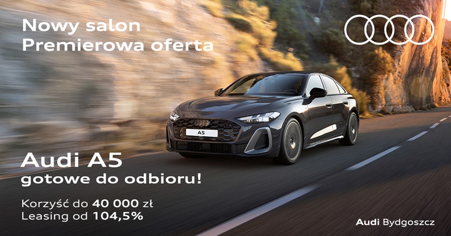 Premium w najlepszym wydaniu. Nowy salon Audi Bydgoszcz już działa