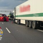 2-09-2025_śmiertelny wypadek DK91 Grzywna_KM PSP Toruń