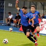 20-09-2025_piłka nożna_III liga_Zawisza Bydgoszcz – Wybrzeże Rewalskie Rewal_Sebastian Rak, Mariusz Sławek – SF