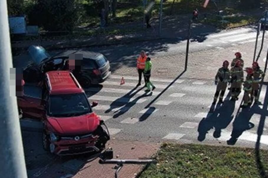 Zderzenie na rondzie Skrzetuskim. Są duże utrudnienia w ruchu!