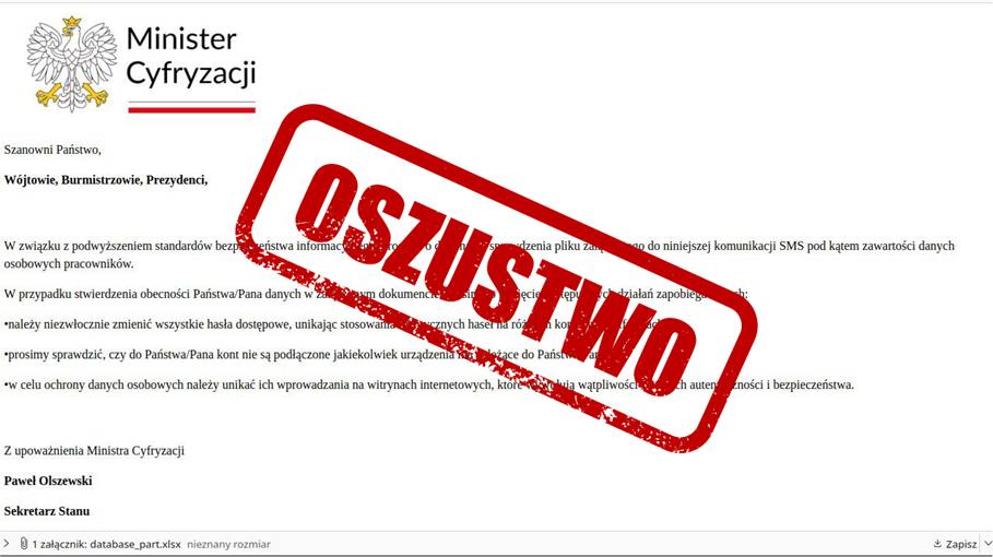 Oszuści podszywają się pod Pawła Olszewskiego. Wydano ostrzeżenie