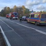 Zderzenie na DK10 Bydgoszcz - Toruń. Cztery osoby trafiły do szpitala wypadek dk10