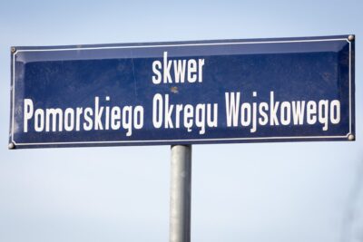 skwer pomorskiego okręgu wojskowego