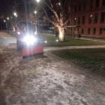 W piątek może padać w Bydgoszczy. Drogowcy od rana pracują na jezdniach i chodnikach raport z drog zdmikp