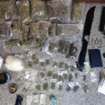 Duże ilości narkotyków zabezpieczone w Białych Błotach. Mieszkaniec gminy trafił do aresztu zabezpieczone narkotyki Białe Błota_KMP Bydgoszcz