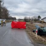 25-02-2026_śmiertelny wypadek w m. Ariany w powiecie aleksandrowskim