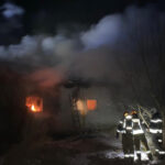 3-02-2026_pożar budynku gospodarczego Otorowo