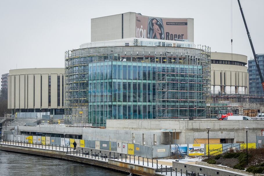 Budowa IV kręgu Opery Nova w Bydgoszczy. Zobacz najnowsze ZDJĘCIA z postępu prac!