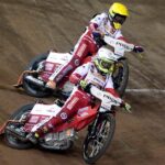 27-03-2026_żużel_pożegnanie Adriana Miedzińskiego_sparing Pres Grupa Deweloperska Toruń – Abramczyk Polonia Bydgoszcz_Aleksander Łoktajew, Tom Brennan – SF