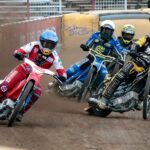 31-03-2026_żużel_mecz sparingowy Abramczyk Polonia Bydgoszcz – Bayersystem GKM Grudziądz_Szymon Woźniak, Wiktor Przyjemski, Beau Bailey, Maksym Drabik – SF