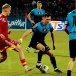 4-03-2026_piłka nożna_Ćwierćfinał Puchar Polski_Zawisza Bydgoszcz – Chojniczanka Chojnice_Sebastian Rak, Dominik Lemka – SF