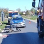 Śmierć motorowerzysty po zderzeniu z Fordem. Kolejna tragedia na drogach województwa 28-04-2026_śmiertelny wypadek Ściborze_KPP Inowrocław