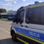 policja_radiowóz_na sygnale_KPP Mogilno