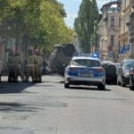 Dachowanie w centrum Bydgoszczy. Znamy szczegóły 10-05-2026_wypadek Sienkiewicza – Chrobrego Bydgoszcz_nadesłane