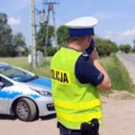 Senior z okolic Bydgoszczy za szybko pojechał swoim BMW. Grupa SPEED zatrzymała mu prawo jazdy policja_kujawsko-pomorskie_kontrola_pomiar prędkości_KPP Żnin