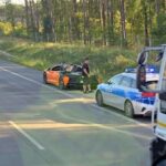 Pożar sportowego McLarena na S5. Są duże utrudnienia w ruchu 29-07-2026_pożar S5 Pawłówek McLaren_nadesłane