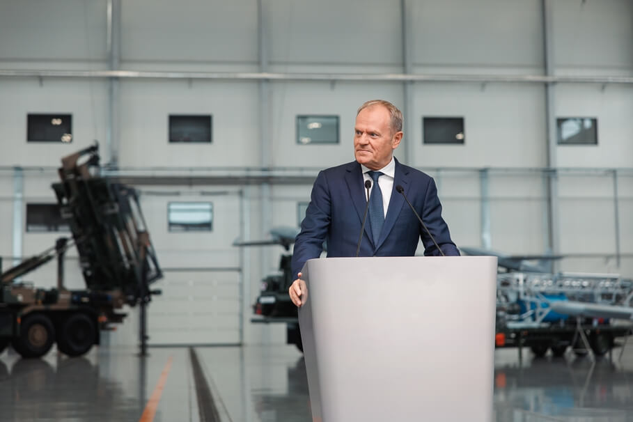 Tusk w Bydgoszczy. Wyprodukujemy amerykańskie pociski