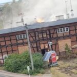 7-07-2026_pożar Pomorska_Londynek Bydgoszcz_kadr z nagrania