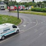 Karambol w Bydgoszczy. Poszkodowana osoba w szpitalu Rondo-Maczka-wypadek