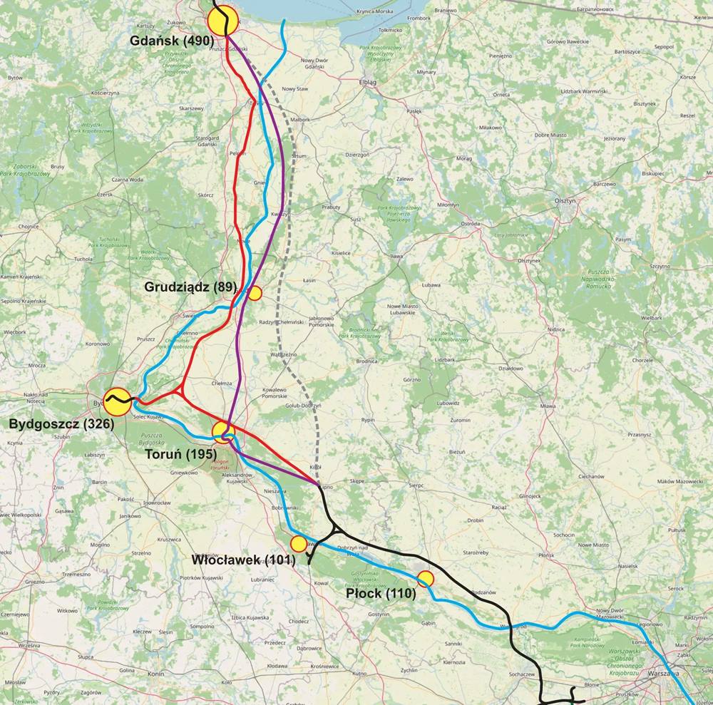 Chcą kolei dużych prędkości bliżej Bydgoszczy. Stanowisko rady gospodarczej Metropolii Bydgoszcz
