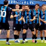 16-08-2026_piłka nożna_II liga_Zawisza Bydgoszcz – Lechia Zielona Góra_Filip Kozłowski, Maciej Kona, Kacper Nowak, Wojciech Szumilas – SF