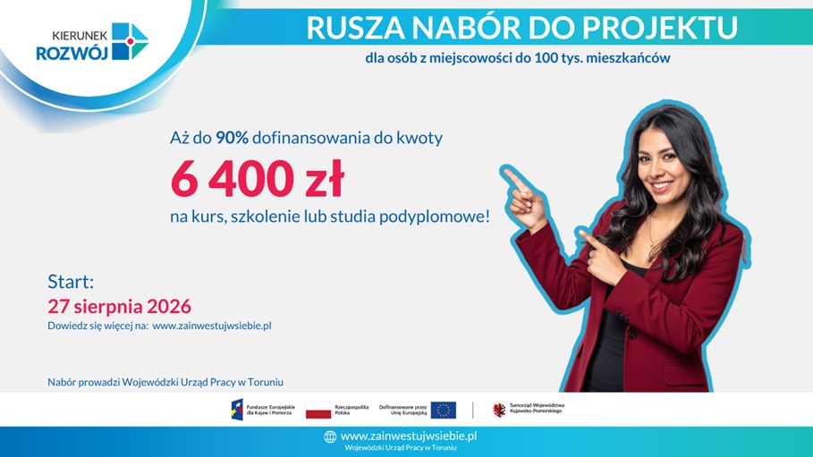 WUP ogłasza nabór do Unijnego projektu Kierunek-Rozwój. Sprawdź, co oferuje!