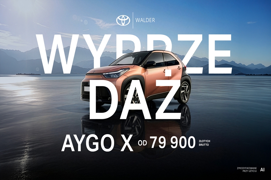Ruszyła wyprzedaż w Toyota Walder Bydgoszcz przy ul. Fordońskiej. Nowe samochody już od 79 900 zł brutto