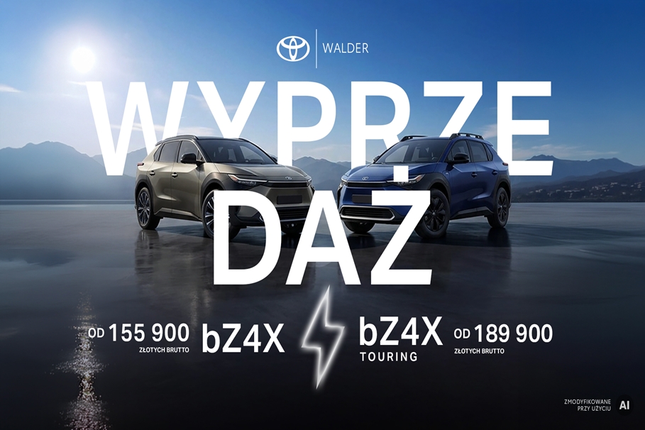Ruszyła wyprzedaż w Toyota Walder Bydgoszcz przy ul. Fordońskiej. Nowe samochody już od 79 900 zł brutto